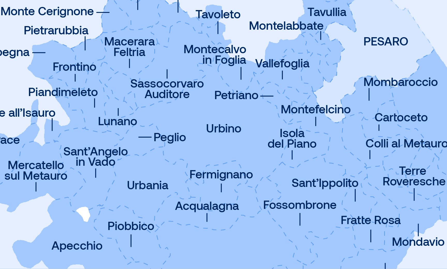 Mappa di Pesaro 2024
